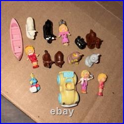 Vintage Polly Pocket Bluebird 1991 Polly's Dream World Playset With 15 Pieces