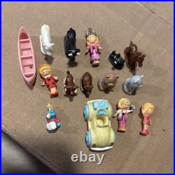 Vintage Polly Pocket Bluebird 1991 Polly's Dream World Playset With 15 Pieces