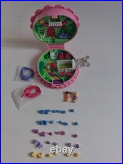 Vintage Polly Pocket Bluebird 1994 Birthday Surprise Compact Set 100% Complete