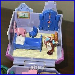 Vintage Polly Pocket Bluebird 1995 Disney Cinderella Stepmother's House 3 Dolls