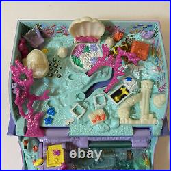 Vintage Polly Pocket Bluebird 1995 Sparkling Mermaid Adventure Storybook Playset