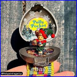 Vintage Polly Pocket Bluebird Christmas Custom Made Hand Painted