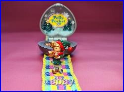 Vintage Polly Pocket Bluebird Christmas Custom Made Hand Painted