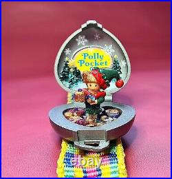 Vintage Polly Pocket Bluebird Christmas Custom Made Hand Painted