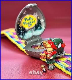 Vintage Polly Pocket Bluebird Christmas Custom Made Hand Painted