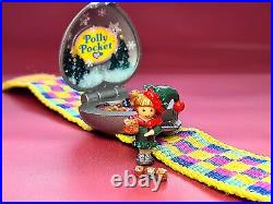 Vintage Polly Pocket Bluebird Christmas Custom Made Hand Painted
