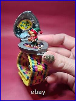 Vintage Polly Pocket Bluebird Christmas Custom Made Hand Painted