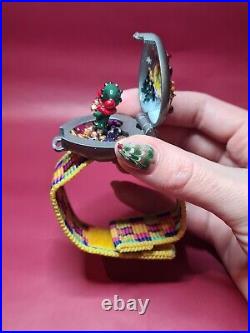 Vintage Polly Pocket Bluebird Christmas Custom Made Hand Painted