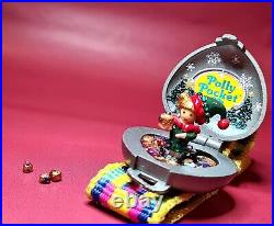 Vintage Polly Pocket Bluebird Christmas Custom Made Hand Painted