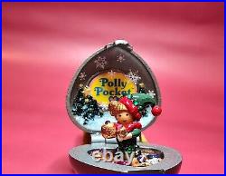 Vintage Polly Pocket Bluebird Christmas Custom Made Hand Painted