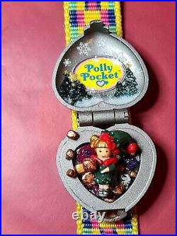 Vintage Polly Pocket Bluebird Christmas Custom Made Hand Painted