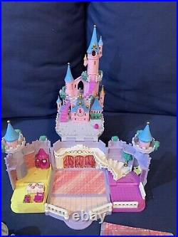 Vintage Polly Pocket Bluebird Cinderella Enchanted Castle Complete Works