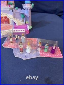 Vintage Polly Pocket Bluebird Cinderella Enchanted Castle Complete Works