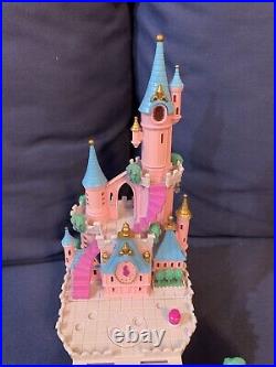 Vintage Polly Pocket Bluebird Cinderella Enchanted Castle Complete Works