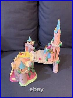 Vintage Polly Pocket Bluebird Cinderella Enchanted Castle Complete Works