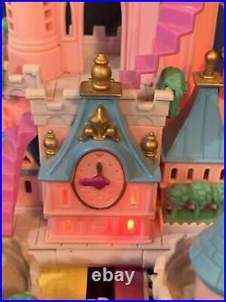 Vintage Polly Pocket Bluebird Cinderella Enchanted Castle Complete Works