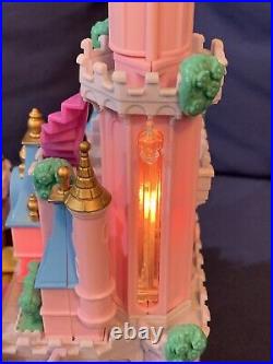 Vintage Polly Pocket Bluebird Cinderella Enchanted Castle Complete Works