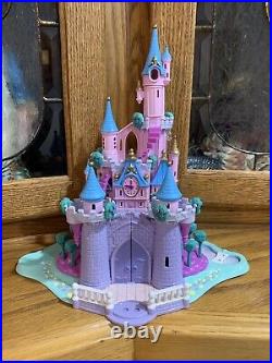 Vintage Polly Pocket Bluebird Cinderella Enchanted Castle Complete Works