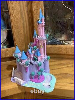 Vintage Polly Pocket Bluebird Cinderella Enchanted Castle Complete Works