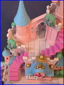 Vintage Polly Pocket Bluebird Cinderella Enchanted Castle Complete Works