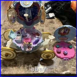 Vintage Polly Pocket Bluebird Cinderella Royal Carriage Playset Complete
