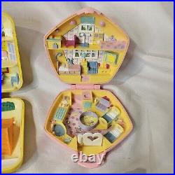 Vintage Polly Pocket Bluebird Compact Lot Of 7