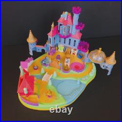 Vintage Polly Pocket Bluebird Disney Beauty & The Beast Castle Set With Figures