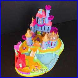 Vintage Polly Pocket Bluebird Disney Beauty & The Beast Castle Set With Figures