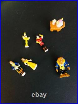 Vintage Polly Pocket Bluebird Disney Beauty & The Beast Castle Set With Figures