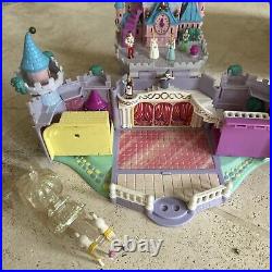 Vintage Polly Pocket Bluebird Disney Cinderella's Enchanted Castle With6 FigHorse