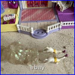 Vintage Polly Pocket Bluebird Disney Cinderella's Enchanted Castle With6 FigHorse