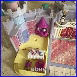 Vintage Polly Pocket Bluebird Disney Cinderella's Enchanted Castle With6 FigHorse