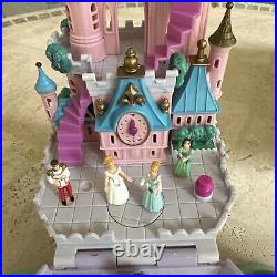 Vintage Polly Pocket Bluebird Disney Cinderella's Enchanted Castle With6 FigHorse