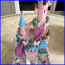 Vintage Polly Pocket Bluebird Disney Cinderella's Enchanted Castle With6 FigHorse