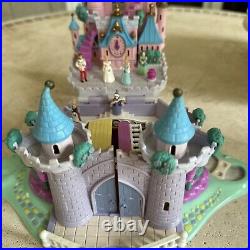 Vintage Polly Pocket Bluebird Disney Cinderella's Enchanted Castle With6 FigHorse