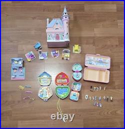 Vintage Polly Pocket Bluebird Mixed Lot Castle Playsets Figures Pretty Pixies