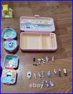 Vintage Polly Pocket Bluebird Mixed Lot Castle Playsets Figures Pretty Pixies