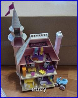 Vintage Polly Pocket Bluebird Mixed Lot Castle Playsets Figures Pretty Pixies
