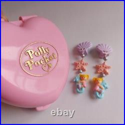 Vintage Polly Pocket Bluebird RARE 1991 Princess seashell dangle earrings