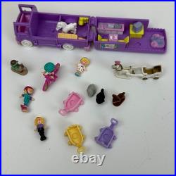 Vintage Polly Pocket Bluebird Toys 80-90s Stable on the go Lot Figures on the go