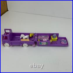 Vintage Polly Pocket Bluebird Toys 80-90s Stable on the go Lot Figures on the go