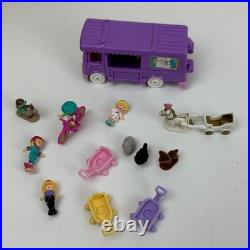 Vintage Polly Pocket Bluebird Toys 80-90s Stable on the go Lot Figures on the go