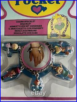 Vintage Polly Pocket CHARM BRACELET Rare 1992 Bluebird Toys NEW MOC