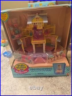 Vintage Polly Pocket CLUBHOUSE Pop Up POLLYVILLE Bluebird 1995 NIB