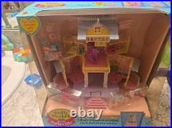 Vintage Polly Pocket CLUBHOUSE Pop Up POLLYVILLE Bluebird 1995 NIB