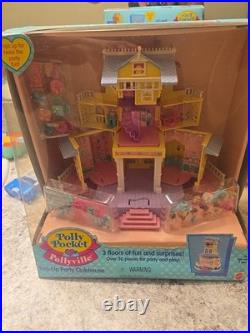 Vintage Polly Pocket CLUBHOUSE Pop Up POLLYVILLE Bluebird 1995 NIB