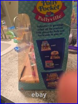Vintage Polly Pocket CLUBHOUSE Pop Up POLLYVILLE Bluebird 1995 NIB
