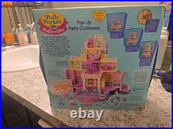 Vintage Polly Pocket CLUBHOUSE Pop Up POLLYVILLE Bluebird 1995 NIB