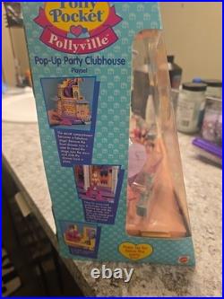 Vintage Polly Pocket CLUBHOUSE Pop Up POLLYVILLE Bluebird 1995 NIB