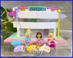 Vintage Polly Pocket Children's Hospital COMPLETE Set Bluebird 1995